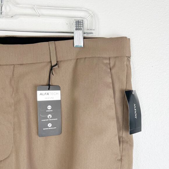 NWT Alfani Mens AlfaTech Stretch Chino Shorts 38 - Picture 4 of 7